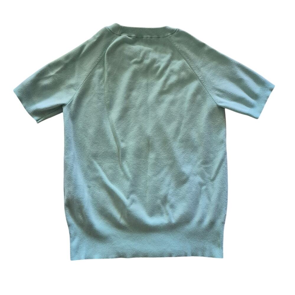 Kate Spade New York Romantic Mint Green Bow Sweater Top - Picture 4 of 5